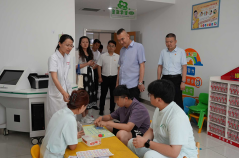 乌鲁木齐市总工会到新疆长安中医脑病医院调研指导