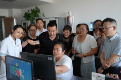 新疆维吾尔自治区第四人民医院到新疆长安中医脑病医院参观交流