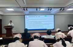 商洛仁真中医脑病康复医院开展院感知识培训会
